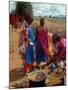 Maasai Women Cooking for Wedding Feast, Amboseli, Kenya-Alison Jones-Mounted Premium Photographic Print