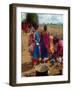 Maasai Women Cooking for Wedding Feast, Amboseli, Kenya-Alison Jones-Framed Photographic Print