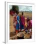 Maasai Women Cooking for Wedding Feast, Amboseli, Kenya-Alison Jones-Framed Photographic Print