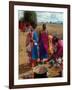 Maasai Women Cooking for Wedding Feast, Amboseli, Kenya-Alison Jones-Framed Photographic Print