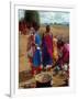 Maasai Women Cooking for Wedding Feast, Amboseli, Kenya-Alison Jones-Framed Photographic Print