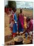 Maasai Women Cooking for Wedding Feast, Amboseli, Kenya-Alison Jones-Mounted Photographic Print