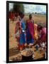 Maasai Women Cooking for Wedding Feast, Amboseli, Kenya-Alison Jones-Framed Photographic Print