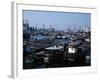 Maashaven Docks Rotterdam Holland-null-Framed Photographic Print