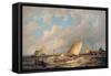 Maassluis, Holland-Pieter Cornelis Dommerson-Framed Stretched Canvas