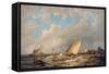 Maassluis, Holland-Pieter Cornelis Dommerson-Framed Stretched Canvas