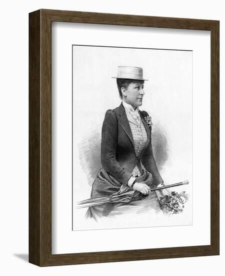 Mabel Baroness Clifford-null-Framed Art Print