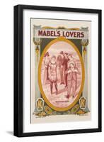 Mabel's Lovers-Keystone Film-Framed Art Print