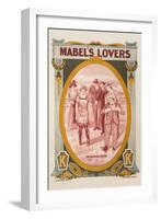 Mabel's Lovers-Keystone Film-Framed Art Print