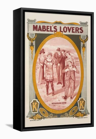 Mabel's Lovers-Keystone Film-Framed Stretched Canvas