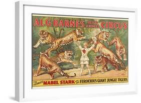 Mabel Stark, Tiger Trainer-null-Framed Art Print