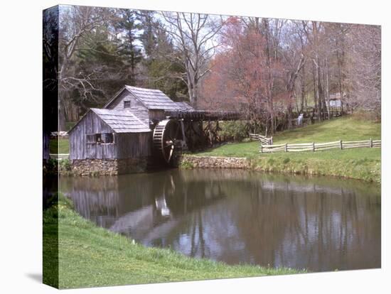 Mabry Mill, Blue Ridge Parkway, Virginia, USA-Lynn Seldon-Stretched Canvas