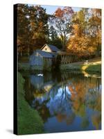 Mabry Mill, Blue Ridge Parkway, Virginia, USA-Charles Gurche-Stretched Canvas