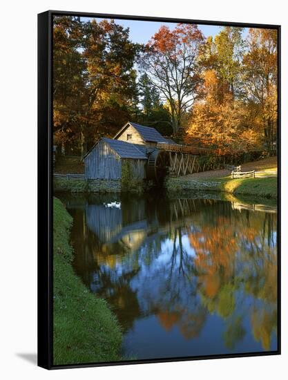 Mabry Mill, Blue Ridge Parkway, Virginia, USA-Charles Gurche-Framed Stretched Canvas