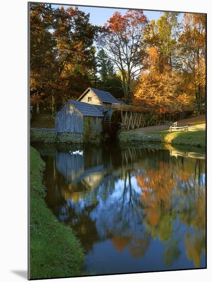 Mabry Mill, Blue Ridge Parkway, Virginia, USA-Charles Gurche-Mounted Premium Photographic Print