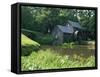 Mabry Mill, Restored and Working, Blue Ridge Parkway, South Appalachian Mountains, Virginia, USA-Robert Francis-Framed Stretched Canvas