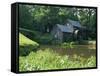 Mabry Mill, Restored and Working, Blue Ridge Parkway, South Appalachian Mountains, Virginia, USA-Robert Francis-Framed Stretched Canvas