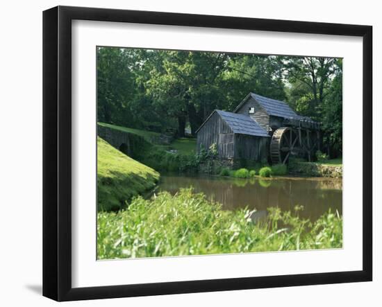 Mabry Mill, Restored and Working, Blue Ridge Parkway, South Appalachian Mountains, Virginia, USA-Robert Francis-Framed Photographic Print