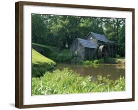 Mabry Mill, Restored and Working, Blue Ridge Parkway, South Appalachian Mountains, Virginia, USA-Robert Francis-Framed Photographic Print