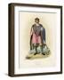 Mac Coll , from the Clans of the Scottish Highlands, Pub.1845 (Colour Litho)-Robert Ronald McIan-Framed Giclee Print