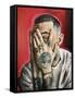 Mac Miller, C.2020 (Acrylic on Canvas)-Blake Munch-Framed Stretched Canvas