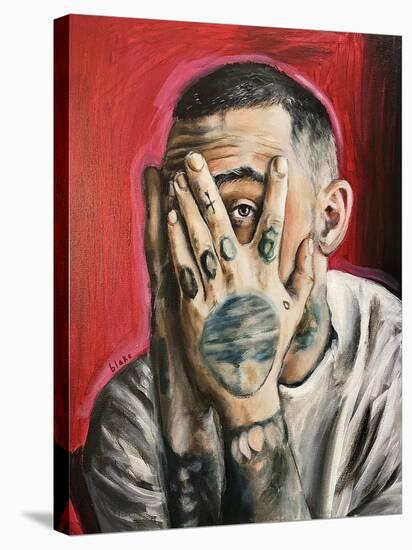 Mac Miller, C.2020 (Acrylic on Canvas)-Blake Munch-Stretched Canvas