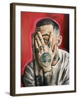 Mac Miller, C.2020 (Acrylic on Canvas)-Blake Munch-Framed Giclee Print