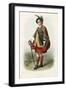 Mac Nab , from the Clans of the Scottish Highlands, Pub.1845 (Colour Litho)-Robert Ronald McIan-Framed Giclee Print