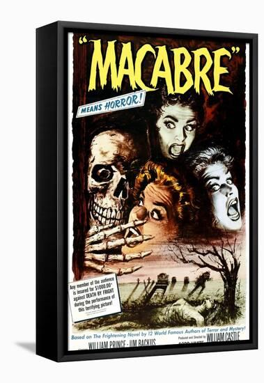 Macabre, 1958-null-Framed Stretched Canvas