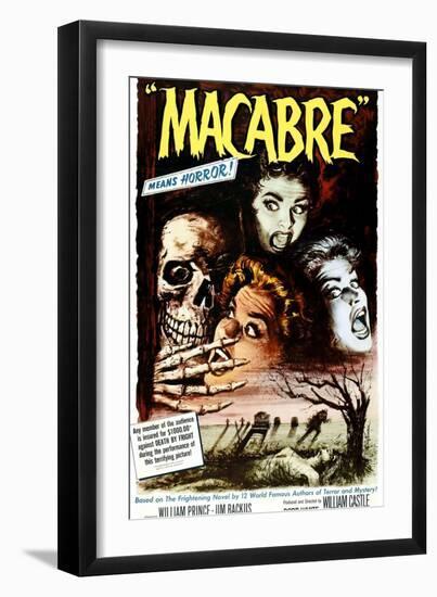 Macabre, 1958-null-Framed Art Print