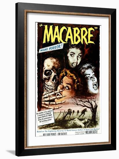 Macabre, 1958-null-Framed Art Print