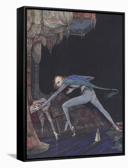 Macabre-Harry Clarke-Framed Stretched Canvas