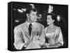 Macao, from Left, Robert Mitchum, Jane Russell, 1952-null-Framed Stretched Canvas