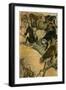 Macaques-null-Framed Giclee Print