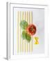 Macaroni, Farfalle, Tomato and Basil-null-Framed Photographic Print