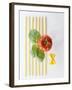 Macaroni, Farfalle, Tomato and Basil-null-Framed Photographic Print