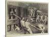 Macaroni Makers at Naples-Godefroy Durand-Stretched Canvas