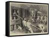 Macaroni Makers at Naples-Godefroy Durand-Framed Stretched Canvas