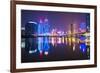 Macau, China Skyline at the High Rise Casino Resorts.-SeanPavonePhoto-Framed Photographic Print