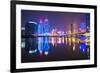 Macau, China Skyline at the High Rise Casino Resorts.-SeanPavonePhoto-Framed Photographic Print