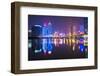 Macau, China Skyline at the High Rise Casino Resorts.-SeanPavonePhoto-Framed Photographic Print