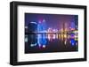 Macau, China Skyline at the High Rise Casino Resorts.-SeanPavonePhoto-Framed Photographic Print