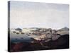 Macau City and Port, Former Portuguese Colony, 19th Century-null-Stretched Canvas
