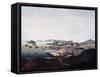 Macau City and Port, Former Portuguese Colony, 19th Century-null-Framed Stretched Canvas