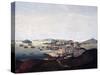 Macau City and Port, Former Portuguese Colony, 19th Century-null-Stretched Canvas