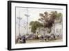 Macau Facade Great Temple-Thomas Allom-Framed Art Print