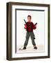 MACAULAY CULKIN. "HOME ALONE" [1990], directed by CHRIS COLUMBUS.-null-Framed Photographic Print