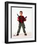 MACAULAY CULKIN. "HOME ALONE" [1990], directed by CHRIS COLUMBUS.-null-Framed Photographic Print