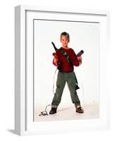 MACAULAY CULKIN. "HOME ALONE" [1990], directed by CHRIS COLUMBUS.-null-Framed Photographic Print