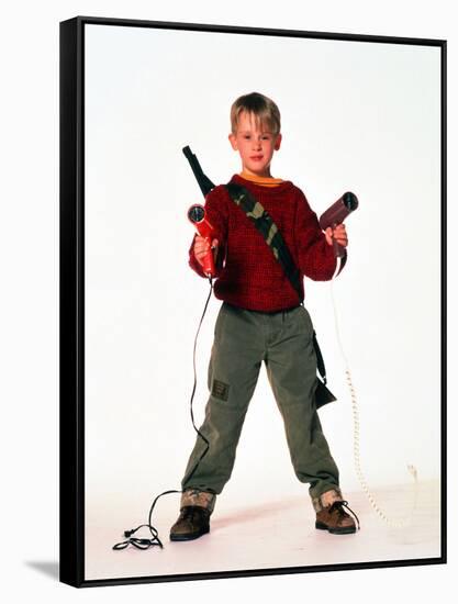 MACAULAY CULKIN. "HOME ALONE" [1990], directed by CHRIS COLUMBUS.-null-Framed Stretched Canvas